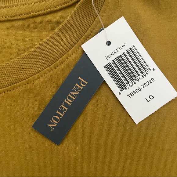 Pendleton Cropped Short Sleeve Graphic Tee Size 12 - Picture 7 of 8